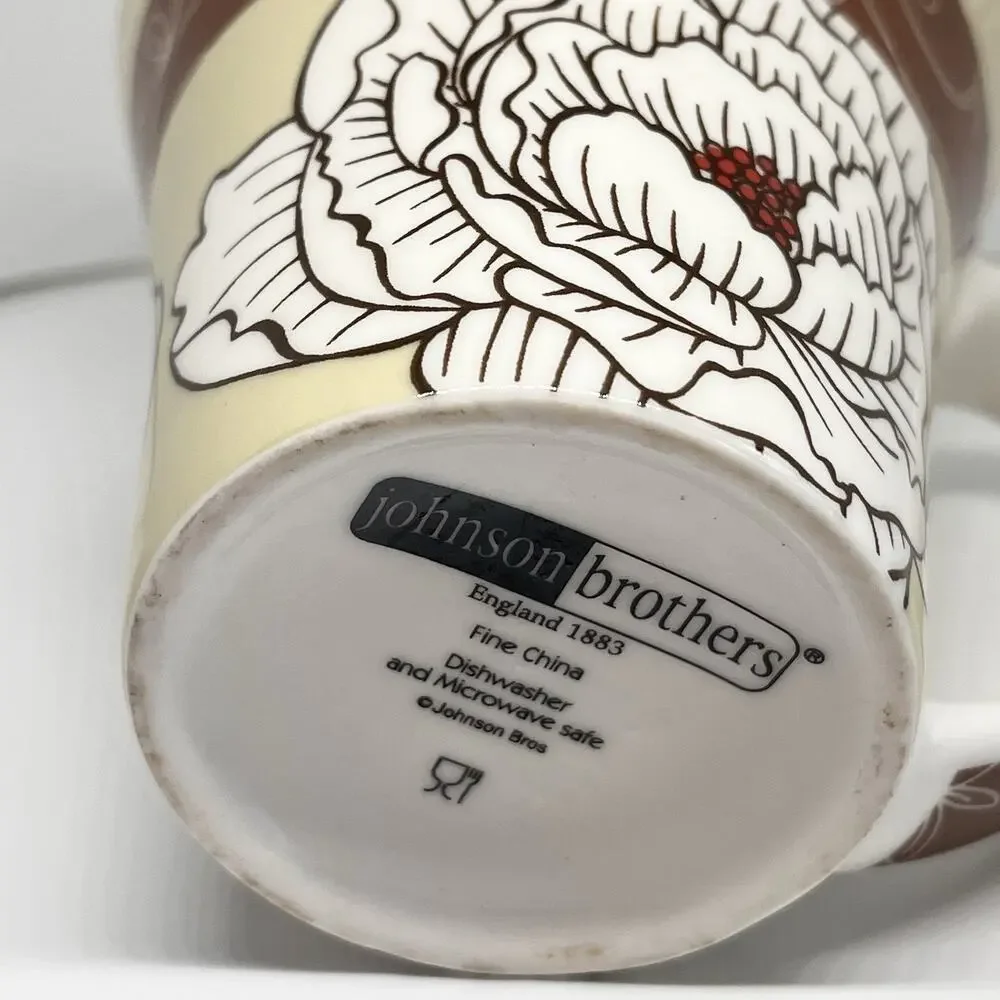 Johnson Brothers Peony Pattern Mug